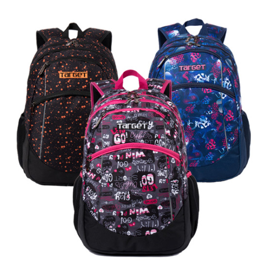 شنطة  مدرسية 2 طبقة 18" ظهر طبي مشكلة مع جيبة لابتوب رقم 0804-10