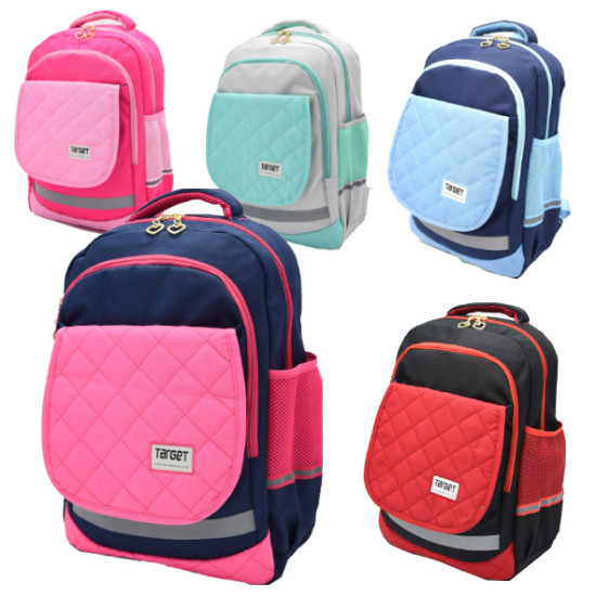 شنطة  مدرسية ابتدائي 2 طبقة 17" ظهر طبي G002 رقم 0902-10