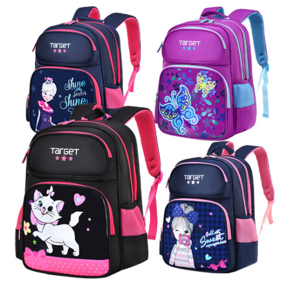 شنطة  ابتدائي ظهر طبي 2 طبقة 15" بناتي  0913-10