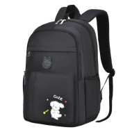 شنطة مدرسية ظهر طبي لون أسود 18.5" رقم 0980-10