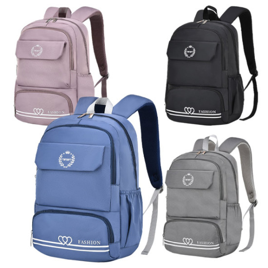 شنطة مدرسية ظهر طبي  4 ألوان 18" رقم 0982-10