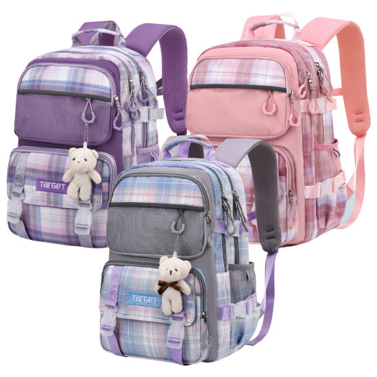 شنطة  مدرسية بناتي 2 طبقة رقم 9533