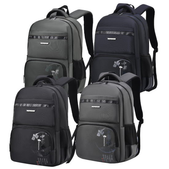 شنطة  مدرسية 2 طبقة ظهر طبي 4 ألوان رقم ZD3259