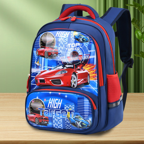 شنطة  ابتدائي 14 إنش 2 طبقة ظهر طبي رقم 0924