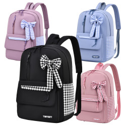 شنطة  مدرسية بناتي 2 طبقة ظهر طبي مع ريبون  رقم 785567