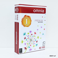 ماعون ورق تصوير A4 أبيض 80 غرام OMNIA