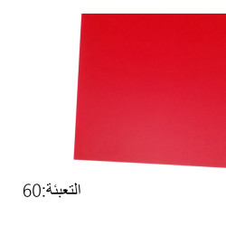 طبق بولجال أحمر كبير مقاس  80/120 سم