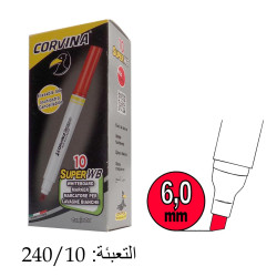 قلم لوح أبيض لون أحمر  CARIOCA SUPERWB  M  رقم 42276/03
