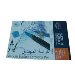 دفتر رسم كارتيج A3 "كراسة المهندس" 140 غرام 12 ورقة