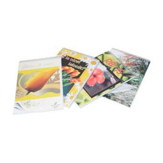 دفتر بلوك A4 سلك أبيض 72 ورقة