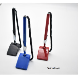 قلم مع قاعدة 3 ألوان رقم 6476