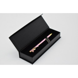 قلم حبر كلبس وردة هدية بعلبة رقم JC-102-1