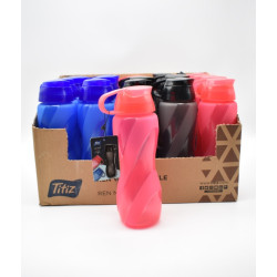 مطرة ماء 750 مل بلاستيك 3 ألوان رقم TP-492