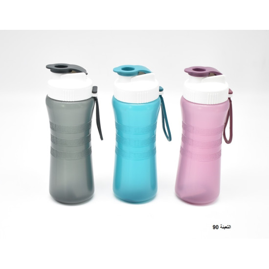 مطرة ماء 500 مل بلاستيك سادة 3 ألوان رقم NC030786