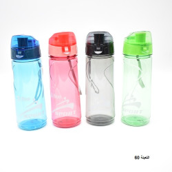 مطرة ماء 660 مل بلاستيك مقاومة للكسر 4 ألوان رقم 684