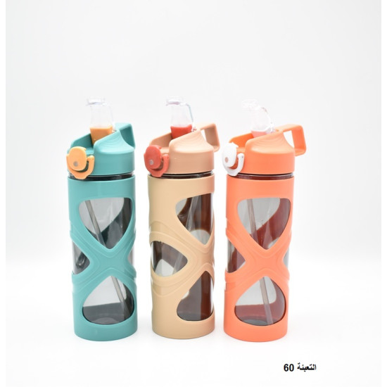 مطرة ماء 800 مل بلاستيك مقاومة للكسر 3 ألوان رقم B11-11