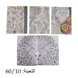 دفتر تلاوين وفن للكبار 48 صفحة 150 غم حجم A4