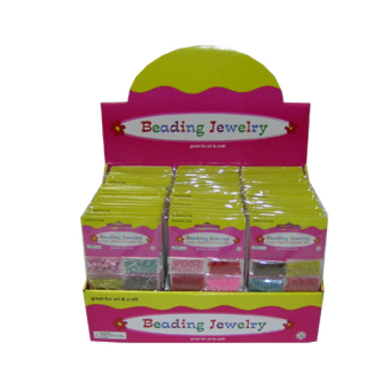 كرت خرز 30غم ×8 شكل ألوان وأحجام مختلفة 2879-02