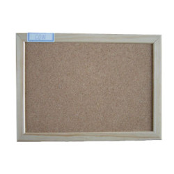 لوح فلين 60*90  أطار خشبي BS/6090 W