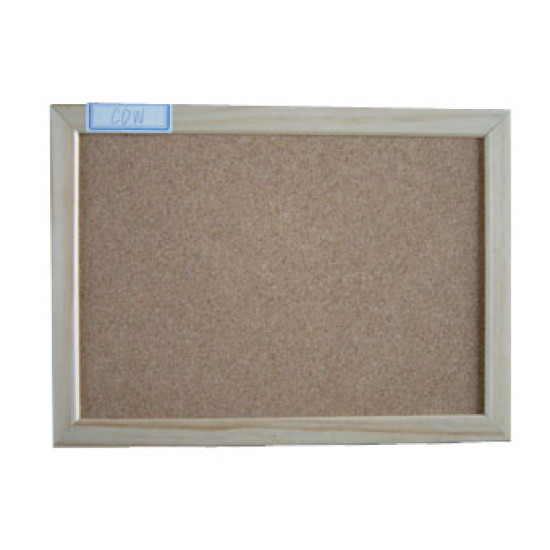 لوح فلين 60*90  أطار خشبي BS/6090 W