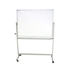 لوح أبيض معدني وجهين 90*120 سم متحرك مع ستاند رقم DS9012
