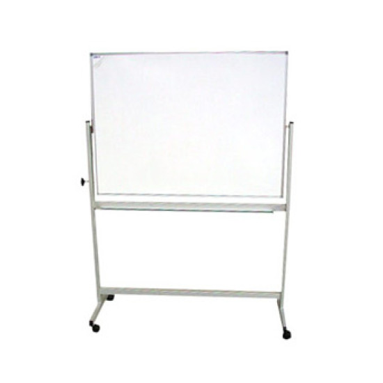 لوح أبيض معدني وجهين 90*120 سم متحرك مع ستاند رقم DS9012