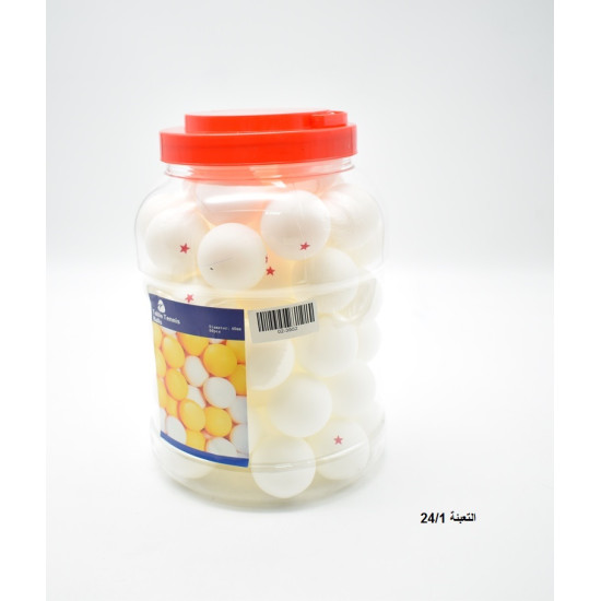 طابات تنس طاولة مرطبان 60/1 رقم 4060