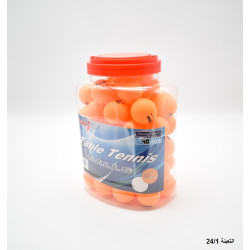 طابات تنس طاولة اصفر مرطبان 60/1 جودة عالية رقم L1