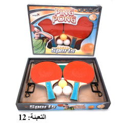 طقم ركت تنس طاولة مزدوج مع شبكة رقم AT-308