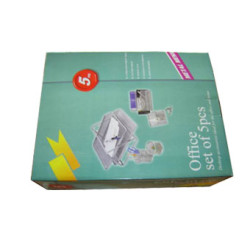 طقم مكتب شبك 5 قطع أسود رقم HY63578