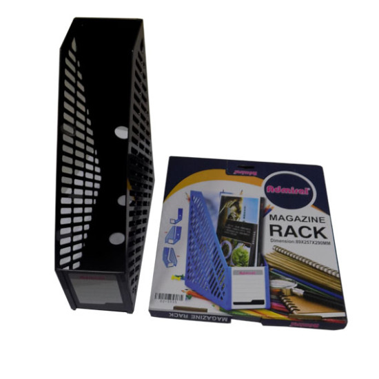 حافظة مجلات بلاستيك أسود رقم US-1601