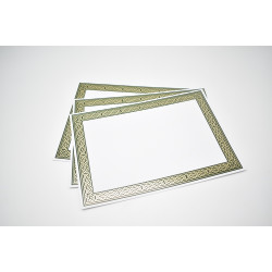 ماعون ورق شهادة تخرج أبيض 1/20 حجم A4 وزن 200 غم  رقم 22129-W