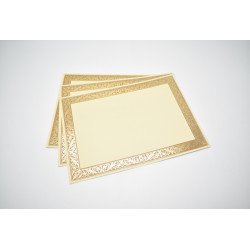 ماعون ورق شهادة تخرج بيج 1/20 حجم A4 وزن 200 غم  رقم 22129-C