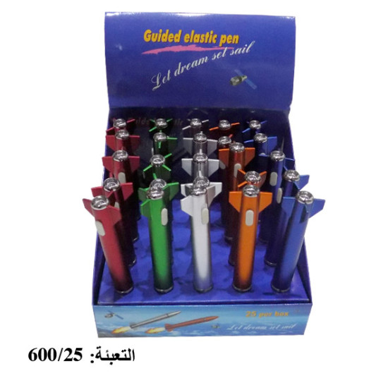 قلم حبر أزرق شكل صاروخ رقم 007