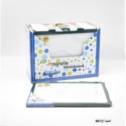 لوح أبيض مع قلم +2 مغناطيس حجم 27*36سم رقم JL-109