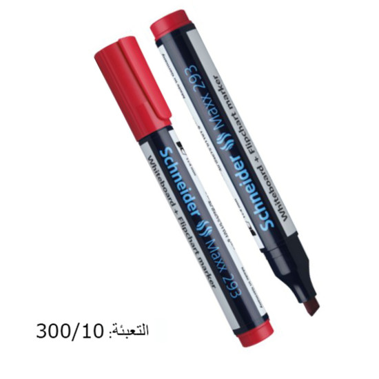 قلم فلوماستر لوح شنايدر أحمر M - 293