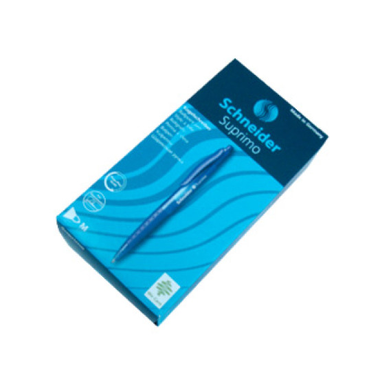 قلم حبر جاف كبسة شنايدر أزرق Suprimo 135603
