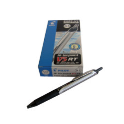 أقلام سائل كبسة بايلوت أسود PILOT  V5 RT