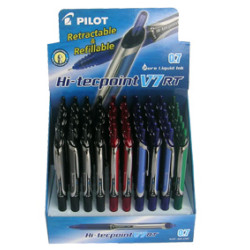 أقلام سائل كبسة بايلوت أسود PILOT  V7 RT