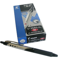 أقلام سائل كبسة أسود PILOT  V BALL RT 0.7