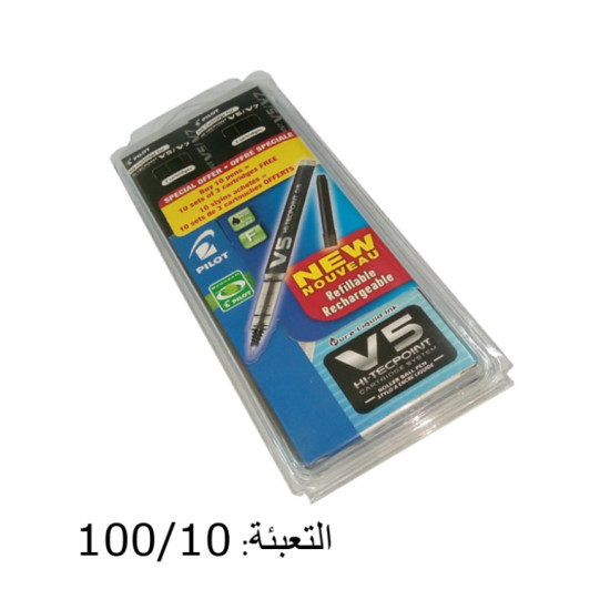 قلم حبر كارتريدج سائل أسود  PILOT BCX-V5