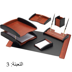 طقم مكتب 6 قطع خشبي  رقم  RS6M-3A/CK