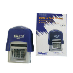 ختم تاريخ أتوماتيك رقم 2604-02 مع كلمة FAXED