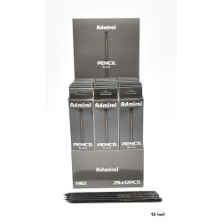 ستاند أقلام رصاص أسود 24 دزينة  رقم 0073-07 ADMIRAL BLACK