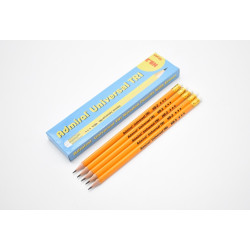 أقلام رصاص أصفر ثلاثي الشكل مع محاية  ADMIRAL UNIVERSAL TRI