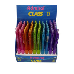 قلم رصاص كبسة 0.7 على ستاند 60/1 ADMIRAL CLASS