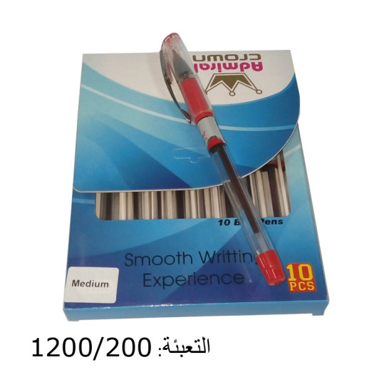 قلم حبر أحمر  ADMIRAL CROWN M