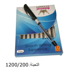 قلم حبر أسود ADMIRAL CROWN F