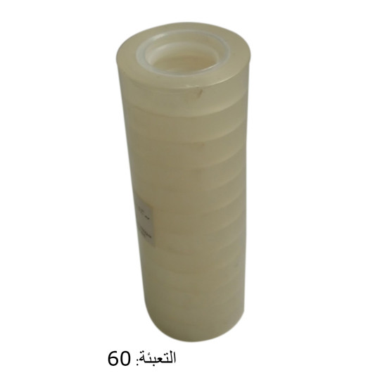 دزينة لزيق برافو 12 ملم شفاف 30 يارد