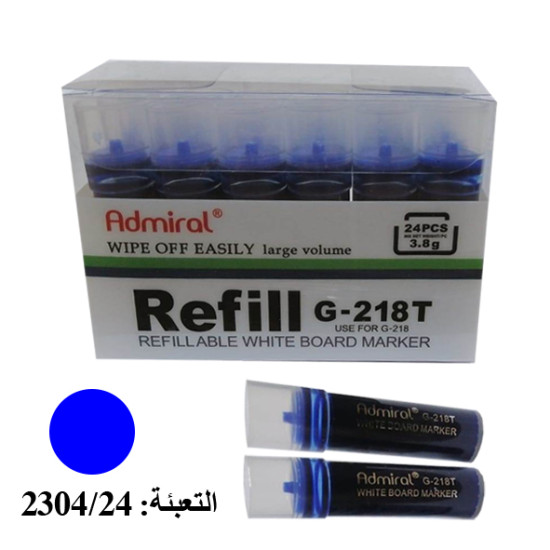 تعبئة قلم لوح أزرق Admiral